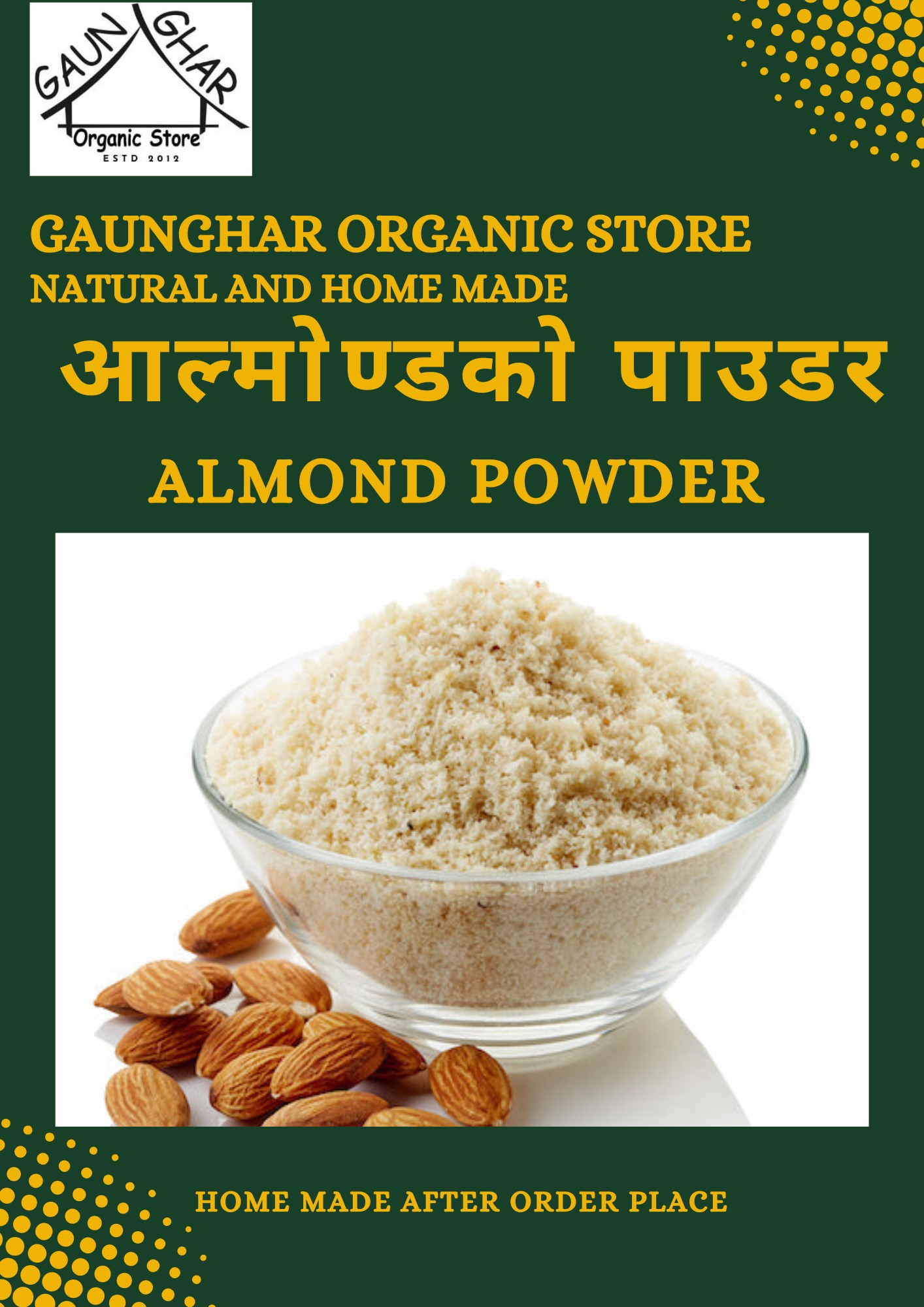 Almond Nuts Powder 200 gm